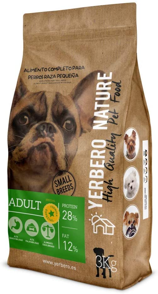  YERBERO Nature Adult Formula Especial para Perros de Razas Mini 3kg 