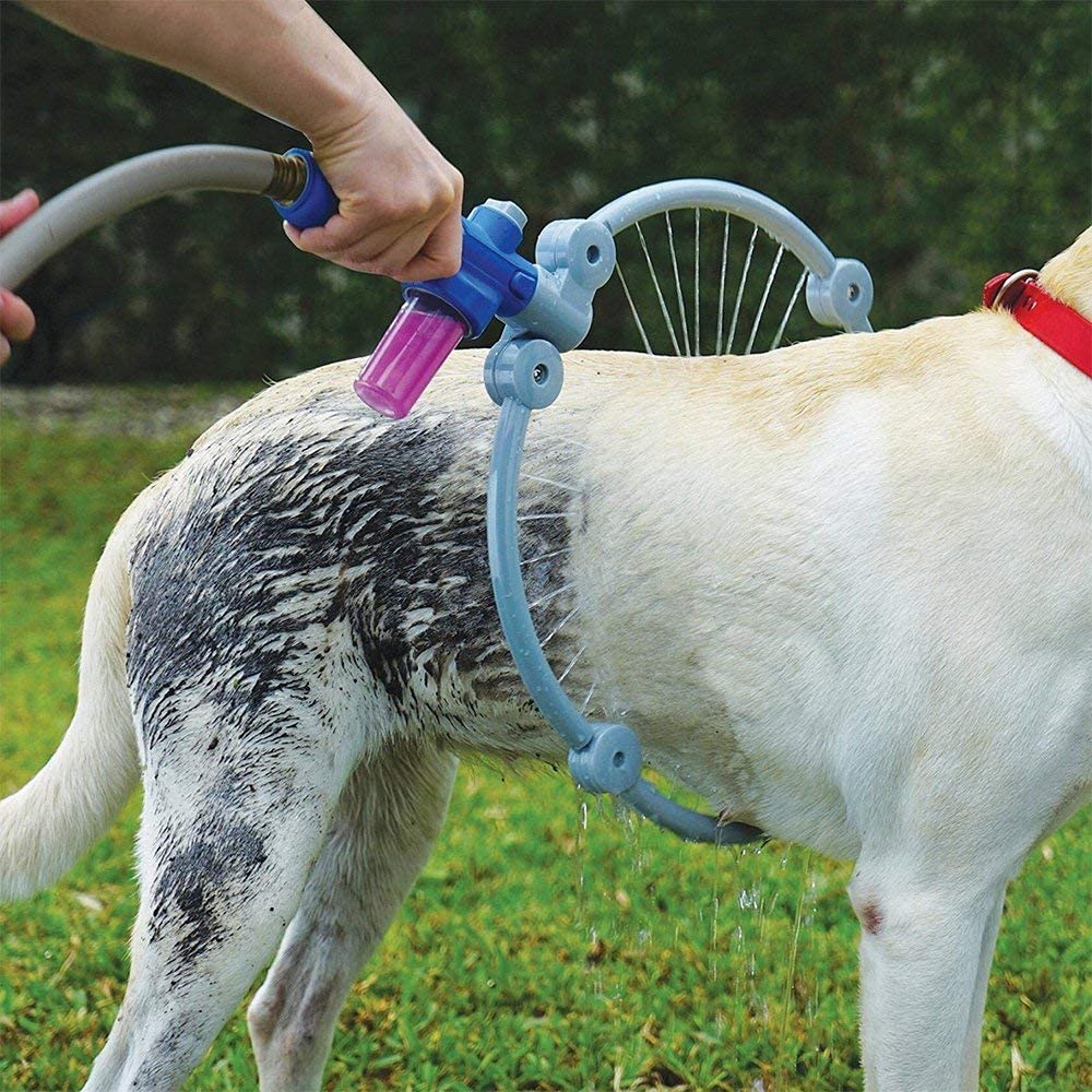  YGU Pet Woof - Artefacto de baño para perros de 360 grados para lavar a tu perro 