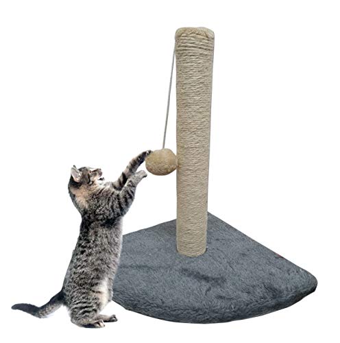 ADEPTNA - Poste de sisal Resistente y Duradero para rascar Mascotas, Gatos, Gatos, Gatos, Gatos, etc. Ideal para Todos los Gatos, Cachorros y Perros pequeños