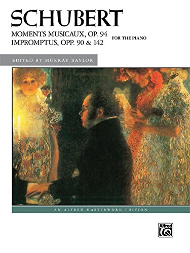 Alfred Moments Musicaux Op 94 & Impromptus Opp 90 & 142 Late Intermediate Early Advanced Combbound Bk