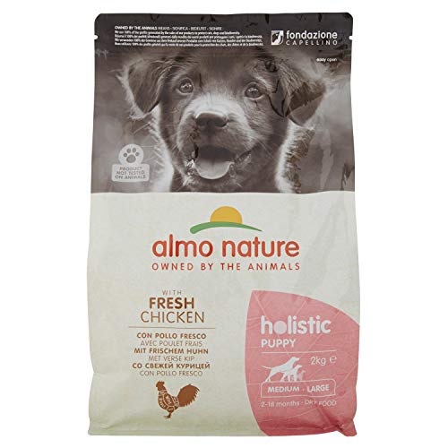 Almo Nature Dog Dry PFC Holistic Puppy Pollo Razas Medianas, 2 kg