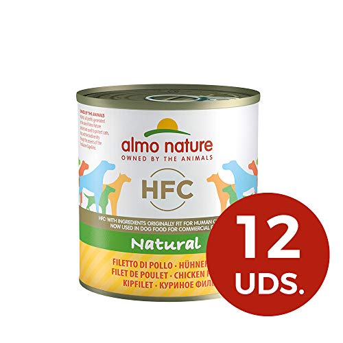 Almo Nature Dog HFC Natural Filete de Pollo - Paquete de 12 x 280 gr - Total: 3360 gr