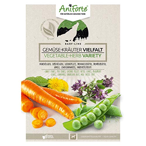 AniForte BARF - Mezcla de comida para perros, sin gluten, con vitaminas para perros y minerales