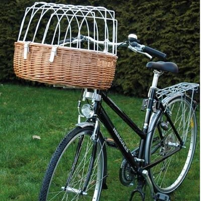 Bicicleta cesta para perros y mascotas garantizar la seguridad de tu mascota capaz de llevar hasta de alambre de gran calibre 12 kg, 52 x 38 x 39 cm (L x W x H)