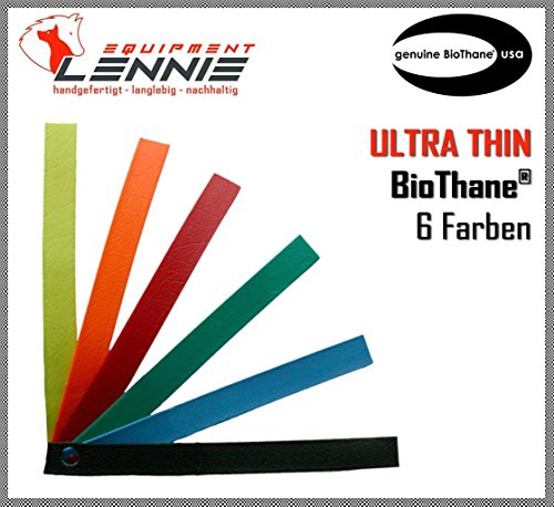 BioThane® Granite de Metro/aprox. 0,9 mm de grosor (Ultra Thin)/9,5 mm ancho/6 Colores