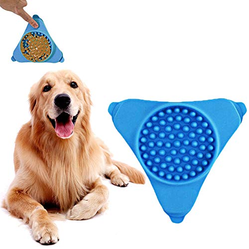 CMTTOME Alimentador Bath Buddy Dog Lick Pad Productos para Mascotas Placa de Transferencia Ventosa Fija Ventosa de Silicona