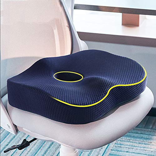 Cushion Confort Premium Amortiguador de Asiento de la Calidad del Regalo Ideal para el hogar Comfort Silla de Oficina,A,42X38X9.5CM