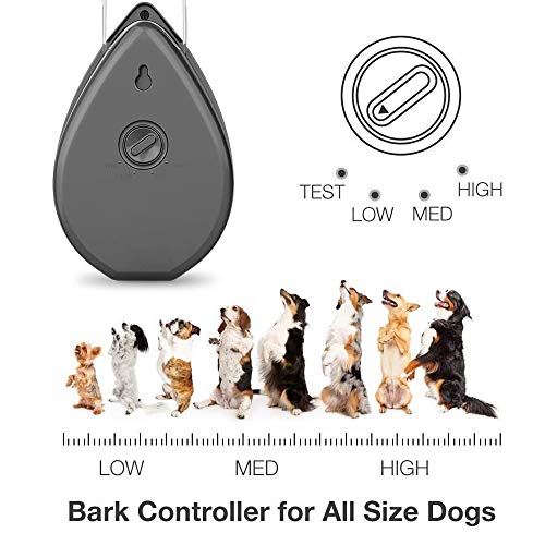 CYWEB Dispositivo Antiladridos Ultrasónico Automático Disuasorio de Corteza para Perro, Dispositivo de Control de ladrido Collar, Seguro y Inofensivo para Perros