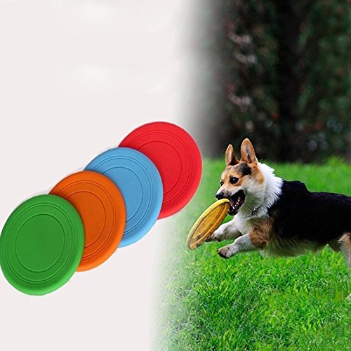 Demarkt Masticar Juguetes Juguete para Perros Perro de Silicona de Formación Disco de Vuelo de Dientes Resistentes Mascotas para Perro Ejercicio