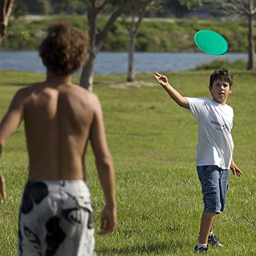 Disco de Vuelo Suave de Frisbee de Silicona de liuxi para Actividades físicas para Padres y niños en la Playa al Aire Libre: Juguete de Disco Volador Duradero de Color Aleatorio