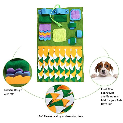 Dream-cool - Alfombrilla de comedero para Perros y Mascotas, Manta de Entrenamiento Lavable para Perros y Mascotas, 45 x 75 cm