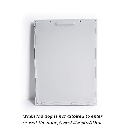 DSGG Plástico Puerta for Mascotas, sólido Diseño de instalación Sencilla for Golden Retriever Rottweiler Perro Grande Entrando en el Umbral