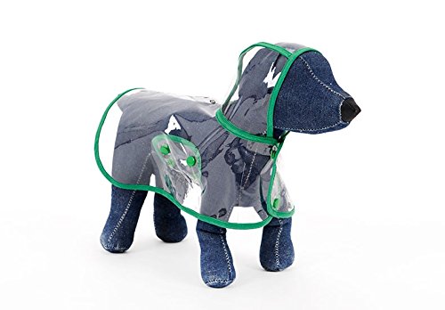 Ducomi Dogalize - Impermeable de tipo poncho con capucha para perros