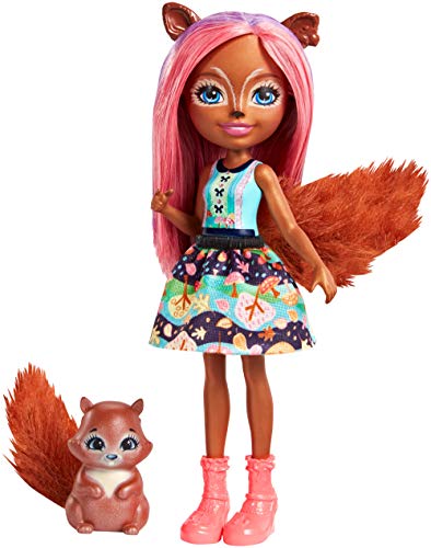 Enchantimals Muñeca con mascota Squirrel (Mattel FMT61)