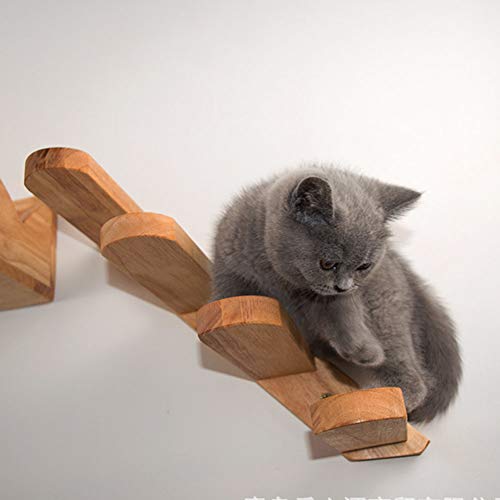 Escalera para gatos – Soporte de pared para escaleras, escaleras, escaleras, pasarelas, centros de actividad, muebles de juego