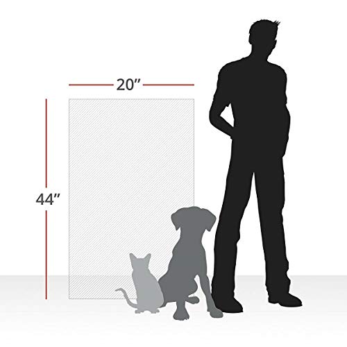 FAMS Almohadillas antiarañazos, Protector de Puerta contra arañazos para Perros y Gatos (41 x 120 cm)