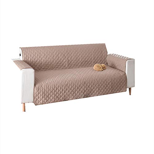 flqwe Ajustable Protector Sofa Elasticas,Funda para sofá Impermeable para Todas Las Estaciones para Perros. Funda Antideslizante para Perro-Azul Marino_55x195cm