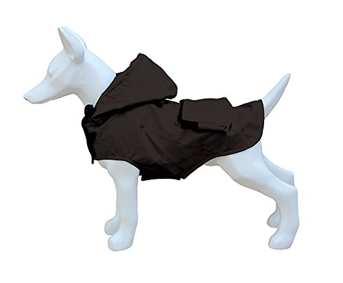 Freedog FD5000934 - Impermeable Plegable Bolsillo, para Perro, Color Negro
