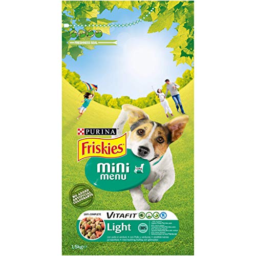 Friskies vitafit Light Mini Menu pienso para el perro, 6 x 1.5 kg
