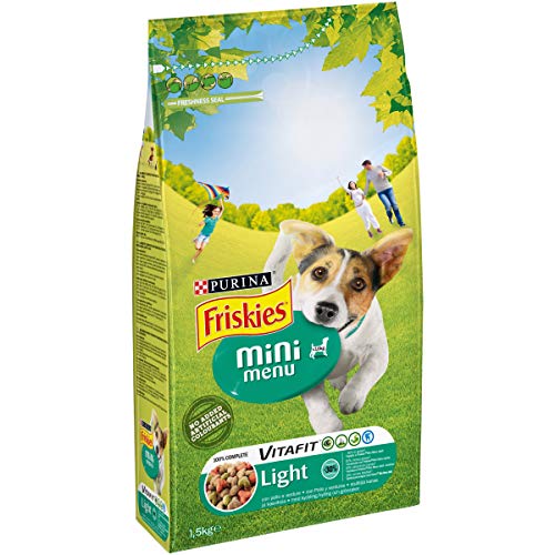 Friskies vitafit Light Mini Menu pienso para el perro, 6 x 1.5 kg