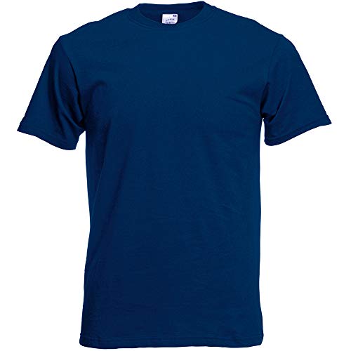 Fruit of the Loom - Camiseta - para hombre Azul azul small