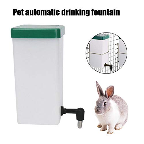 Fuente de Agua automática Dispensador de Agua Tipo de Bola rodante antigoteo Fuente de Agua para pequeños Animales Conejo Hámster Guinea
