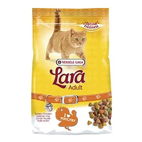 Global Pienso para Gatos 10 kgs | Comida para Gatos Lara con Pavo | Alimento seco para Gatos