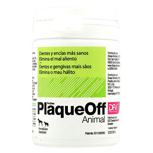 Global PlaqueOff 40 gr | Suplement Anti-sarro | Higiene Dental Perro