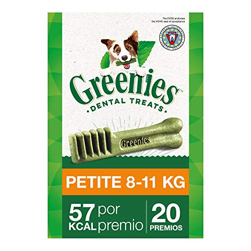 Greenies Snack Dental Petite para Perros de 7kg a 11kg, Bolsa de 340g (Pack de 6)