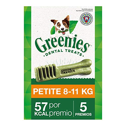 Greenies Snack Dental Petite para Perros de 7kg a 11kg, Bolsa de 85g (Pack de 6)