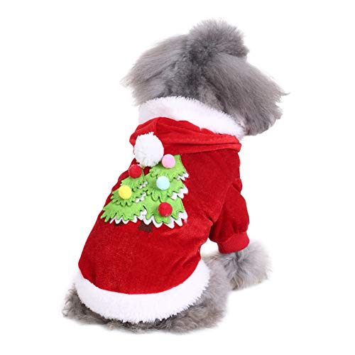 Handfly Pijamas para Perros Mono Ropa para Navidad Perrito Abrigo de Invierno Abrigo para Mascotas Ropa para Perros pequeños, Gatos