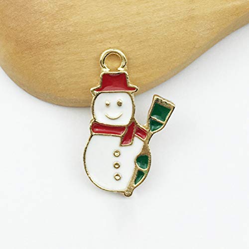 Healifty - 23 Colgantes de Navidad para Manualidades, Collar, joyería, decoración de Navidad