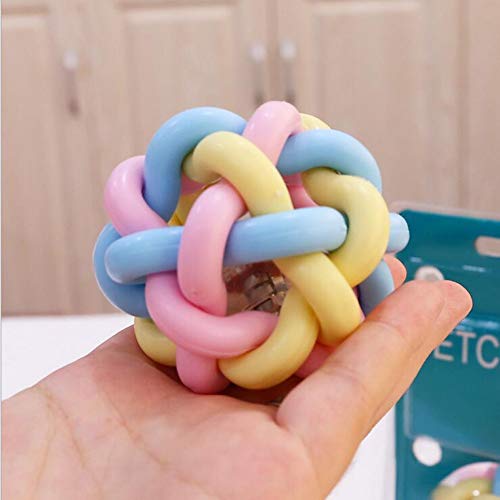 HHXXTTXS 1 unids Mascota Perro Juguete Chew Squeaky Rubber Toys Vocal Molar Rubber Toy Funny Nipple Ball para Cat Puppy Baby Dogs Entrenamiento Interactivo