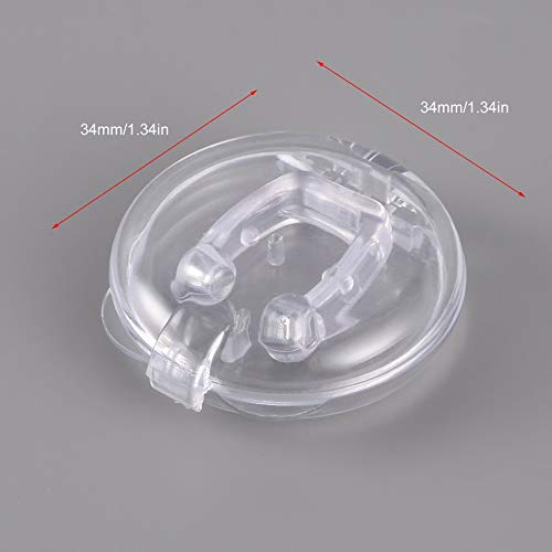 HibiscusElla Portable Soft Health Silicone Anti Snoring Relieve Nasal Congestion Snoring Devices Ventilation Anti-snoring Nose Clip