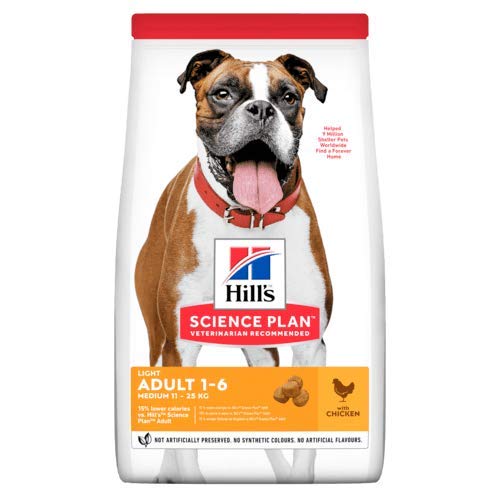 Hills Science Plan Canine Adult Light Medium Pollo 14Kg 14000 g