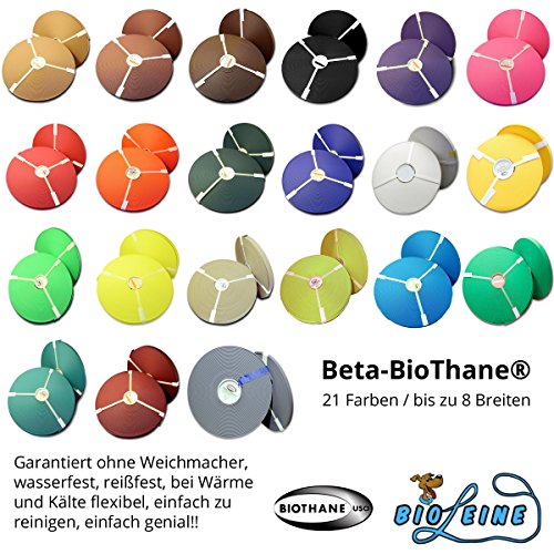 Hilo de BioThane (21 colores, hasta 8 anchos)