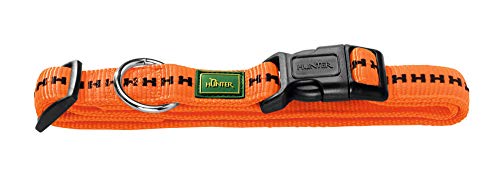 Hunter Basic Seguridad Grip Vario Suave Acolchado de Nylon Collar, pequeño, Naranja