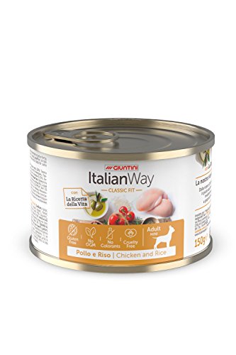 Italian Way Comida húmedo para Perros Classic Fit Pollo y arroz – 150 gr