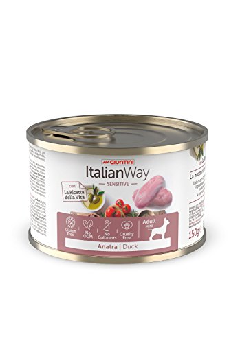 Italian Way Comida húmedo para Perros Sensitive Pato – 150 gr