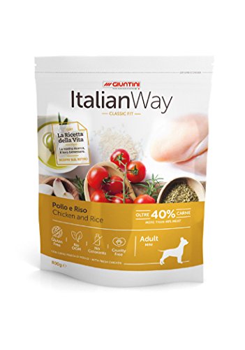Italian Way Comida para Perros Classic Fit Pollo y arroz – Adult – Mini – 1500 gr