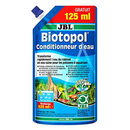 JBL Rellenador Biotopol para el Tratamiento del Agua del Acuario, 500 ml + 125 ml