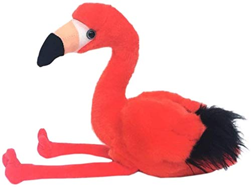 Juguete de peluche Juguetes Blandos Pájaros Juguete De Dibujos Animados De Flamenco Almohada para Dormir Linda Muñeca De Pájaro Animal Envía A Tu Hijo Un Regalo De Cumpleaños (Color: Rojo, Tamaño