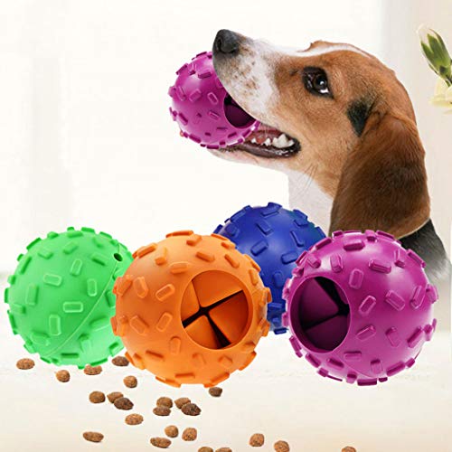 Juguete masticable para Perros, Juguete Molar Interactivo de Goma para Mascotas con Fuga de Goma para Mascotas