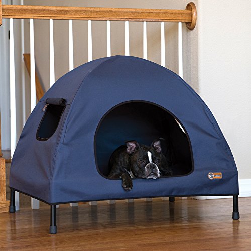 K&H Mascotas | Cama elevada refrigerada y Cubierta para Perros y Gatos | Mediana