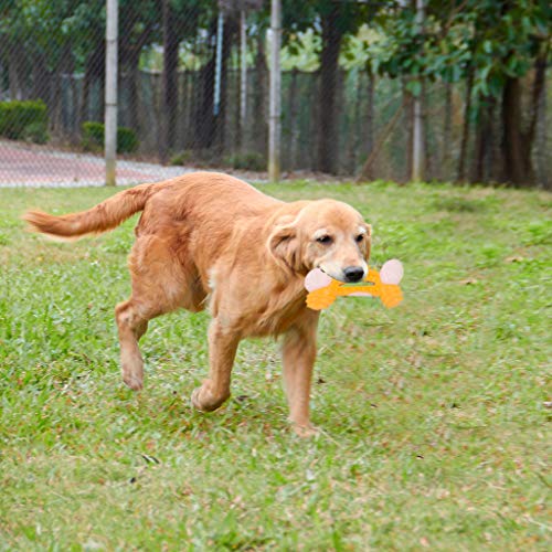 LANSKIRT Juguetes Perros, Juguetes Perros Grandes Huesos para Perros Juguetes Mascotas Juguete para Masticar con Forma de Hueso Ejercicio de Dientes