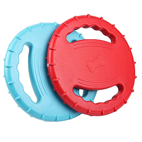 Legendog Flying Disc Toy, Soft Floating Dog Catcher Toy Toy Toy para Entrenamiento de Mascotas Masticación