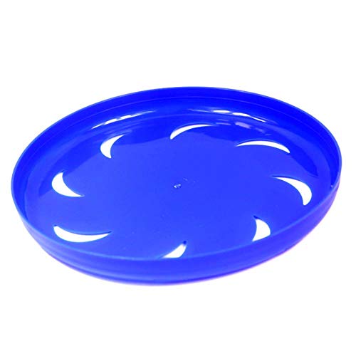 LIPETLI Disco de Perro Juguete de Entrenamiento Plástico Frisbee es Duradero para Perros Pequeños y Medianos,Blue