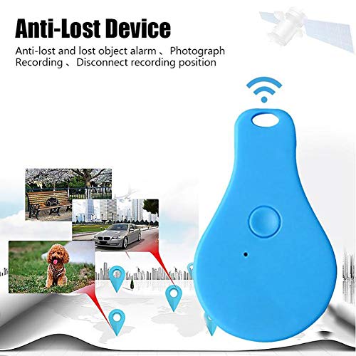 MaiTian Mini Mascota Anti-perdida Dispositivo GPS Localizador Rastreador Collar para Perro Gato en Forma de Gota Bluetooth Tracking Remote