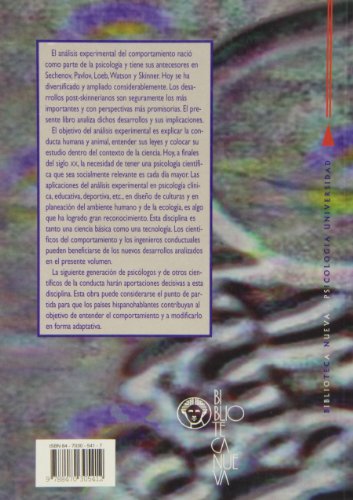 Manual De Analisis Experimental Del Comportamiento (PSICOLOGIA UNIVERSIDAD)