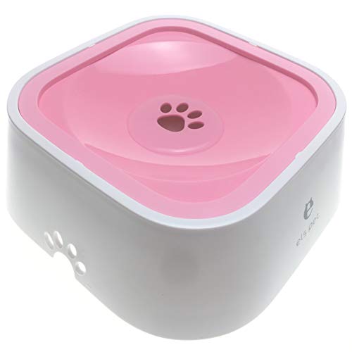 MonsterKill Recipiente de Agua para Perro/Dispensador para Mascota/Bebedero para Gatos - Mantener el Agua Limpia,1.5L (Rosado)